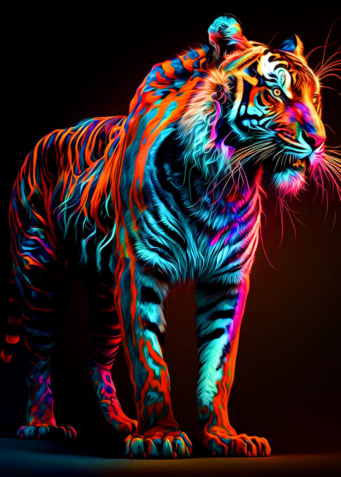 Colorful Tiger