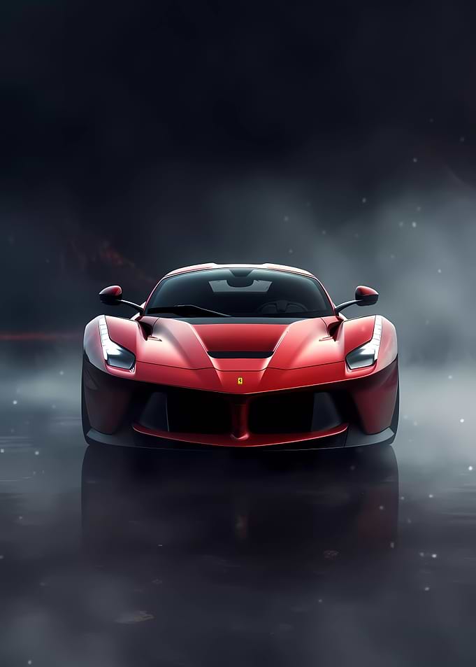 Red Ferrari LaFerrari