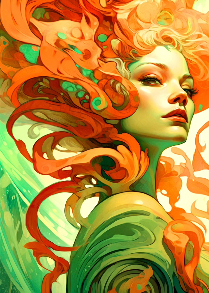 Abstract Girl