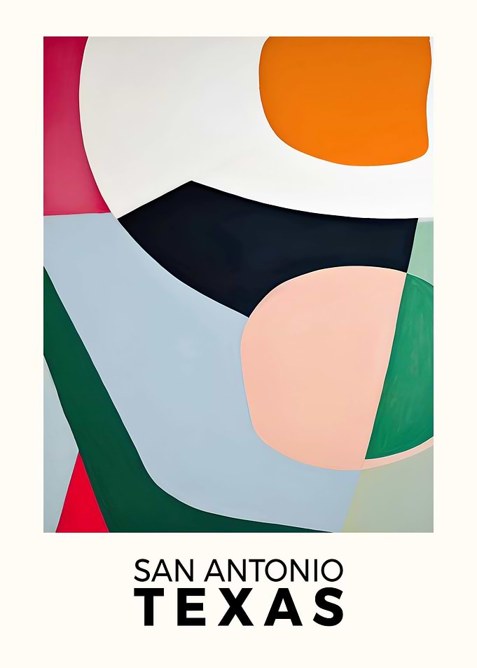 San Antonio Texas Poster