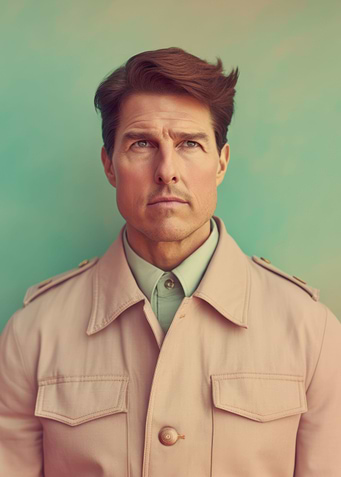 Tom Cruise Vogue Art