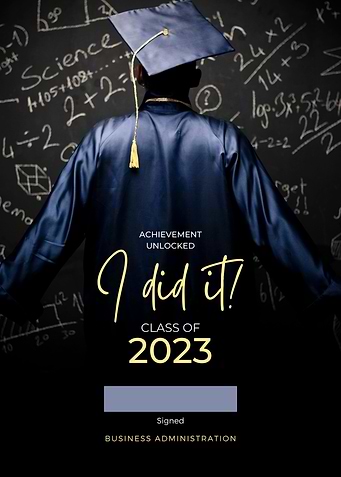 Graduation Poster Business