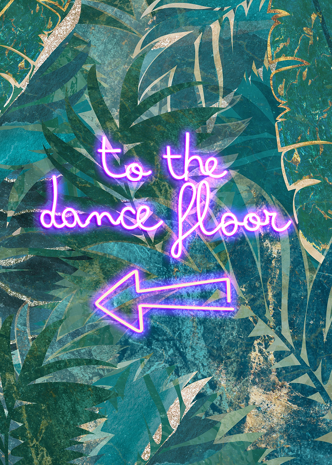 Neon dance jungle left