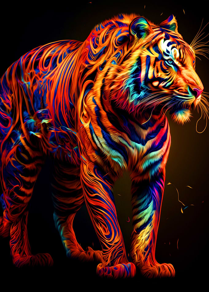 Colorful Tiger