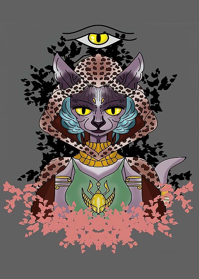 funny egyptian cat sphinx