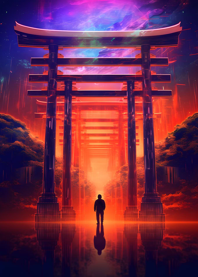 Japan Shinto Torii Gate