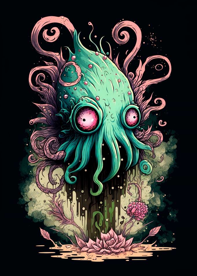 Kawaii Cultist Cthulhu