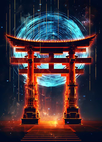Japan Shinto Torii Gate