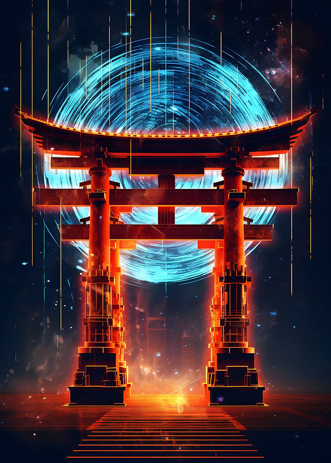Japan Shinto Torii Gate