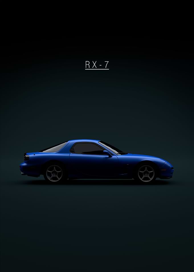 1997 Mazda RX7 Blue
