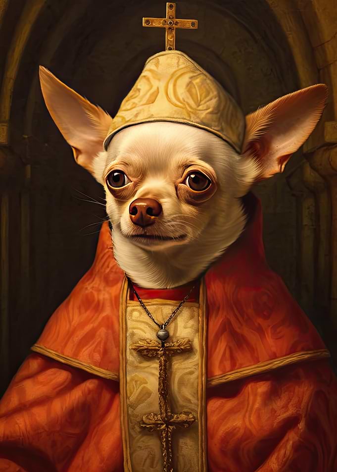 Chihuahua The Pope