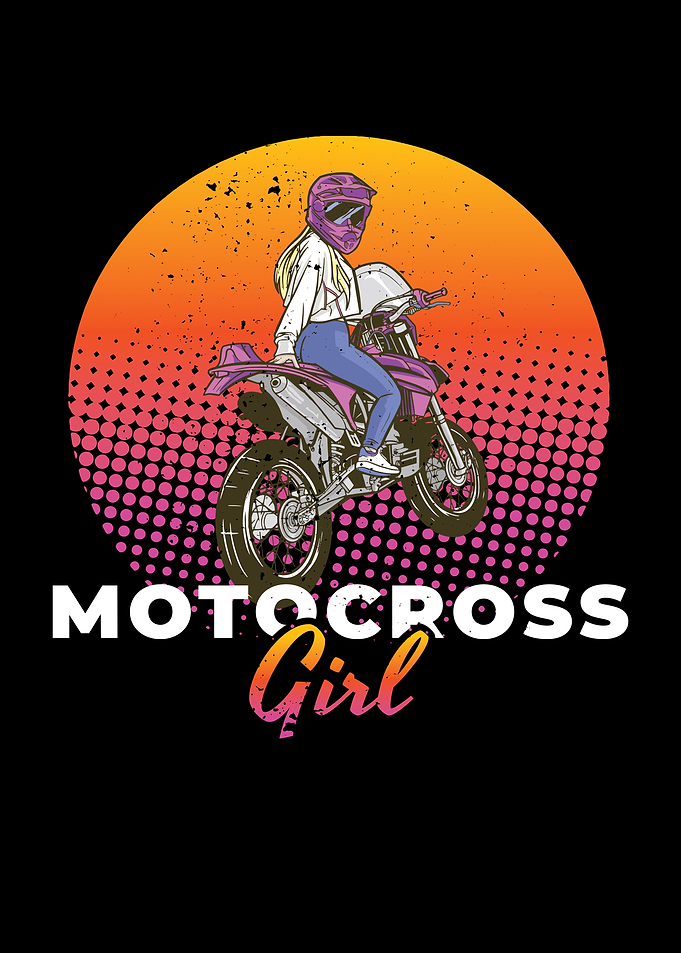 Motocross Girl Motorcycle