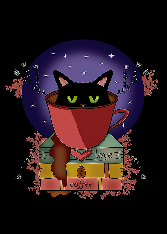 black cat coffee caffeine