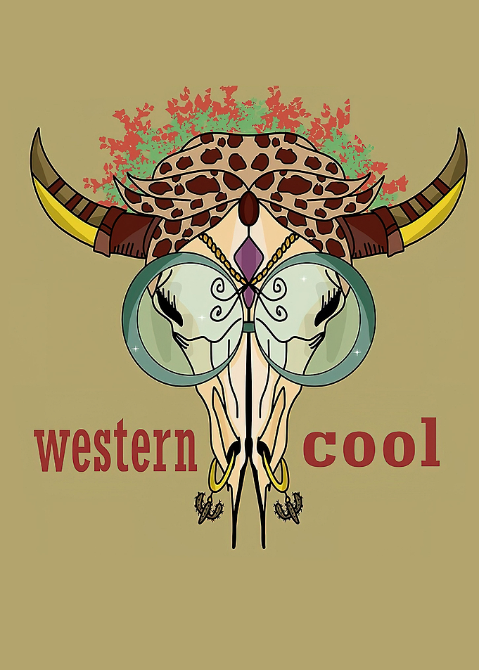 Cool western leopard cow