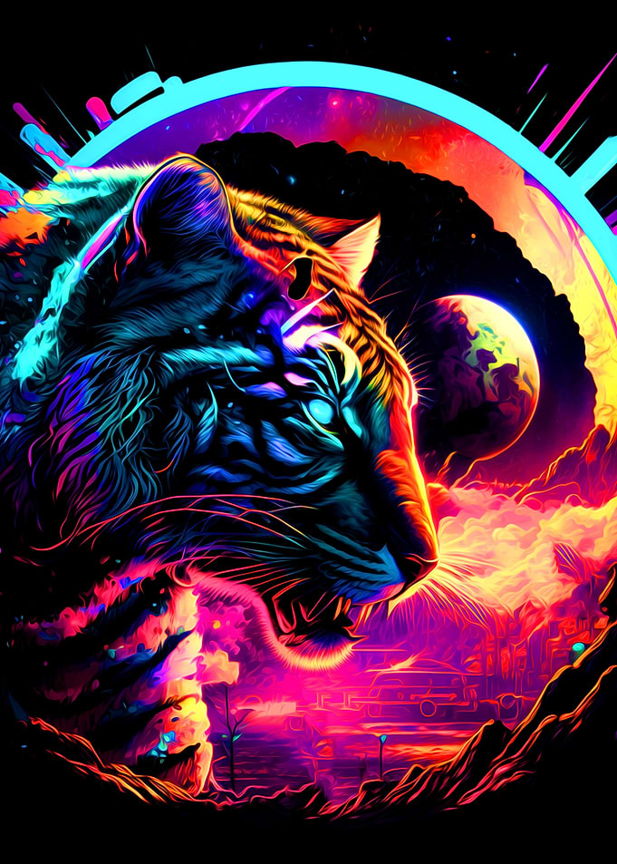Colorful Tiger