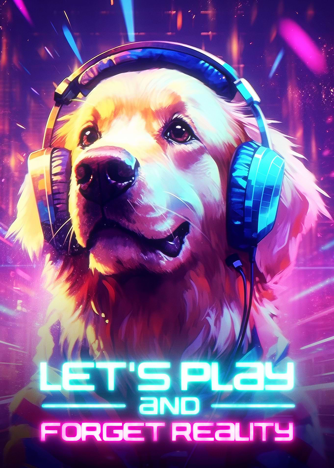 Golden Retriever Gaming