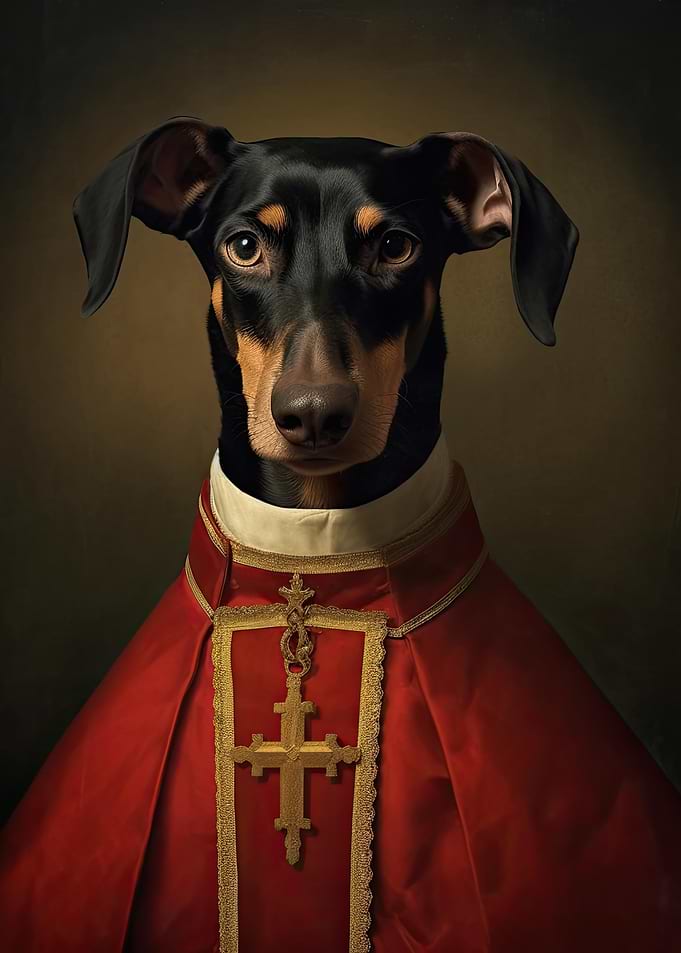 Doberman The Pope