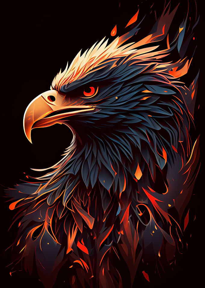 Eagle Bird Animal Fire