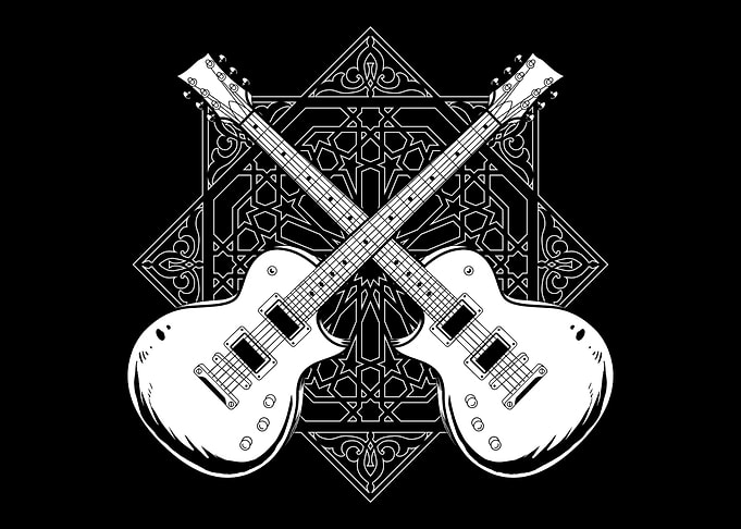 Electric Guitar Pattern