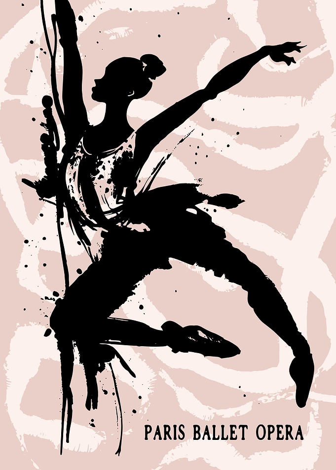 Ballet Dancer Painting