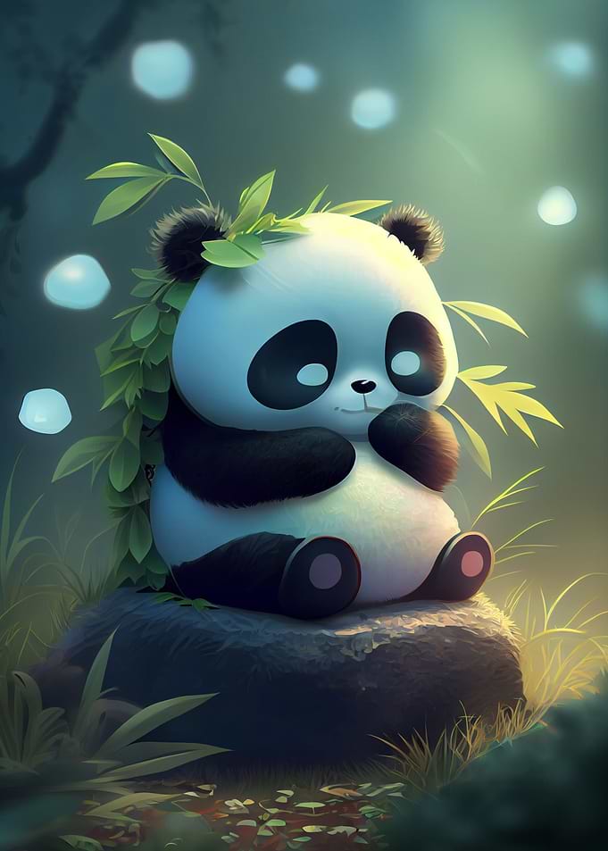 Cute Panda Animal Cartoon