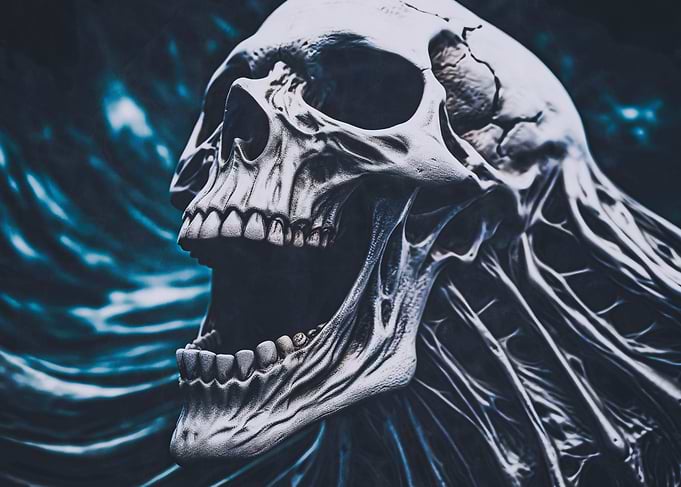 Cosmic Remnants Skull Two