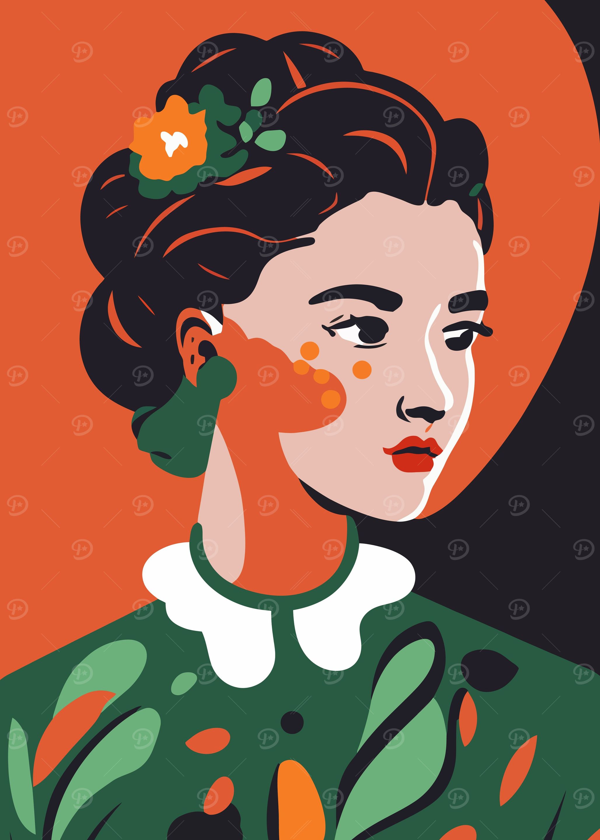 beauty woman art