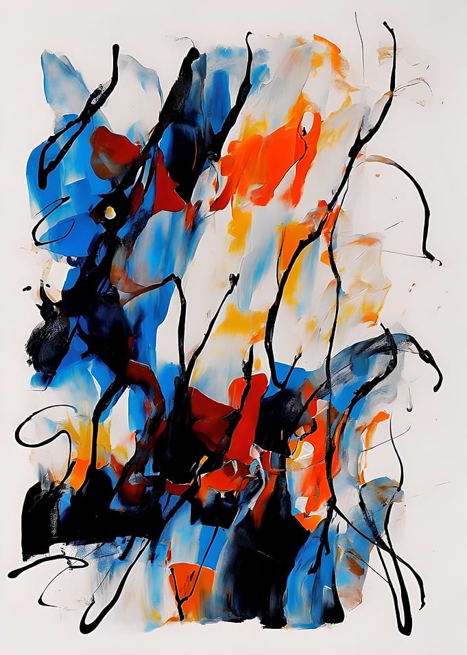 BRUSH STROKE ABSTRACT ART