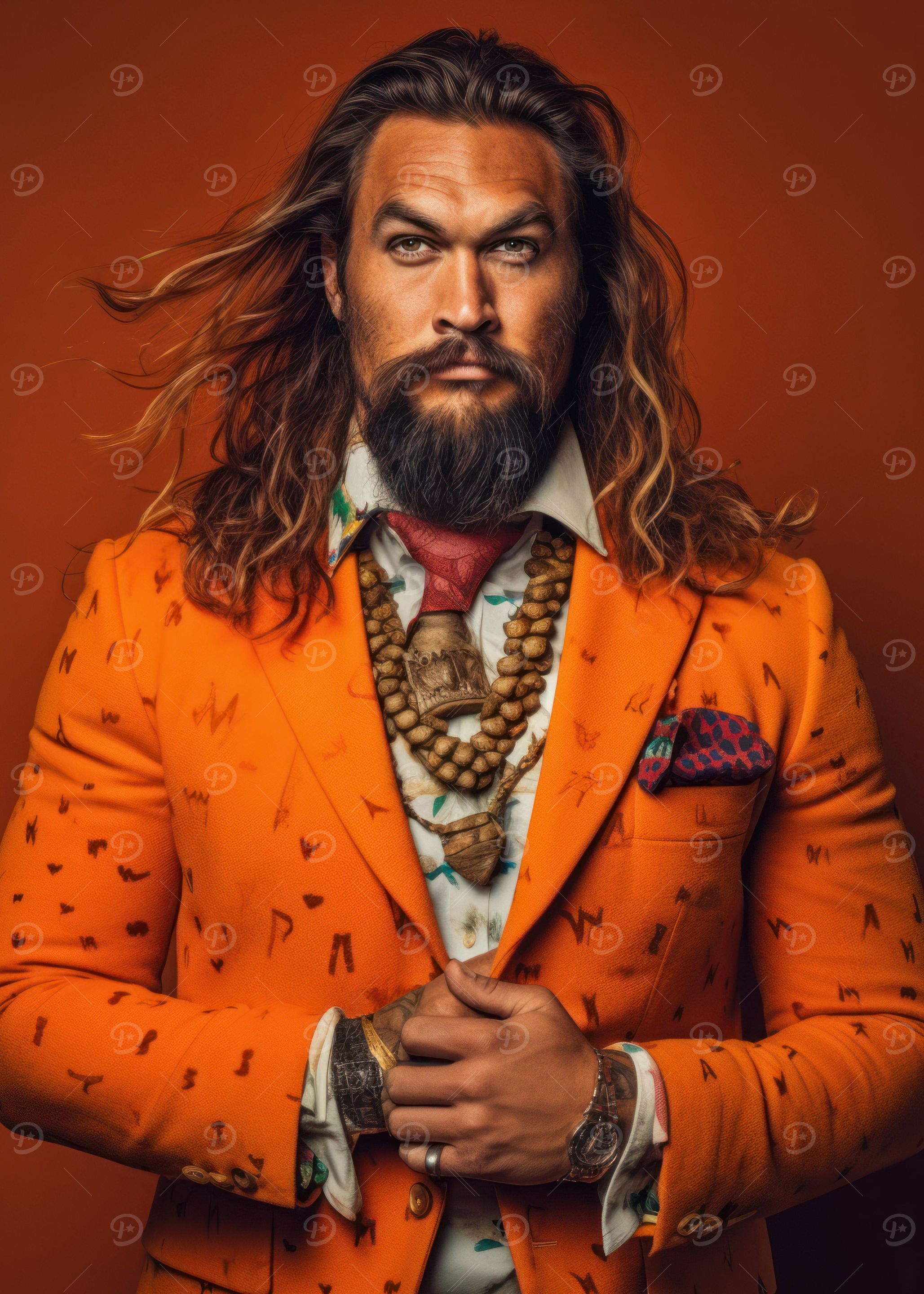 Jason Momoa Fashion Art
