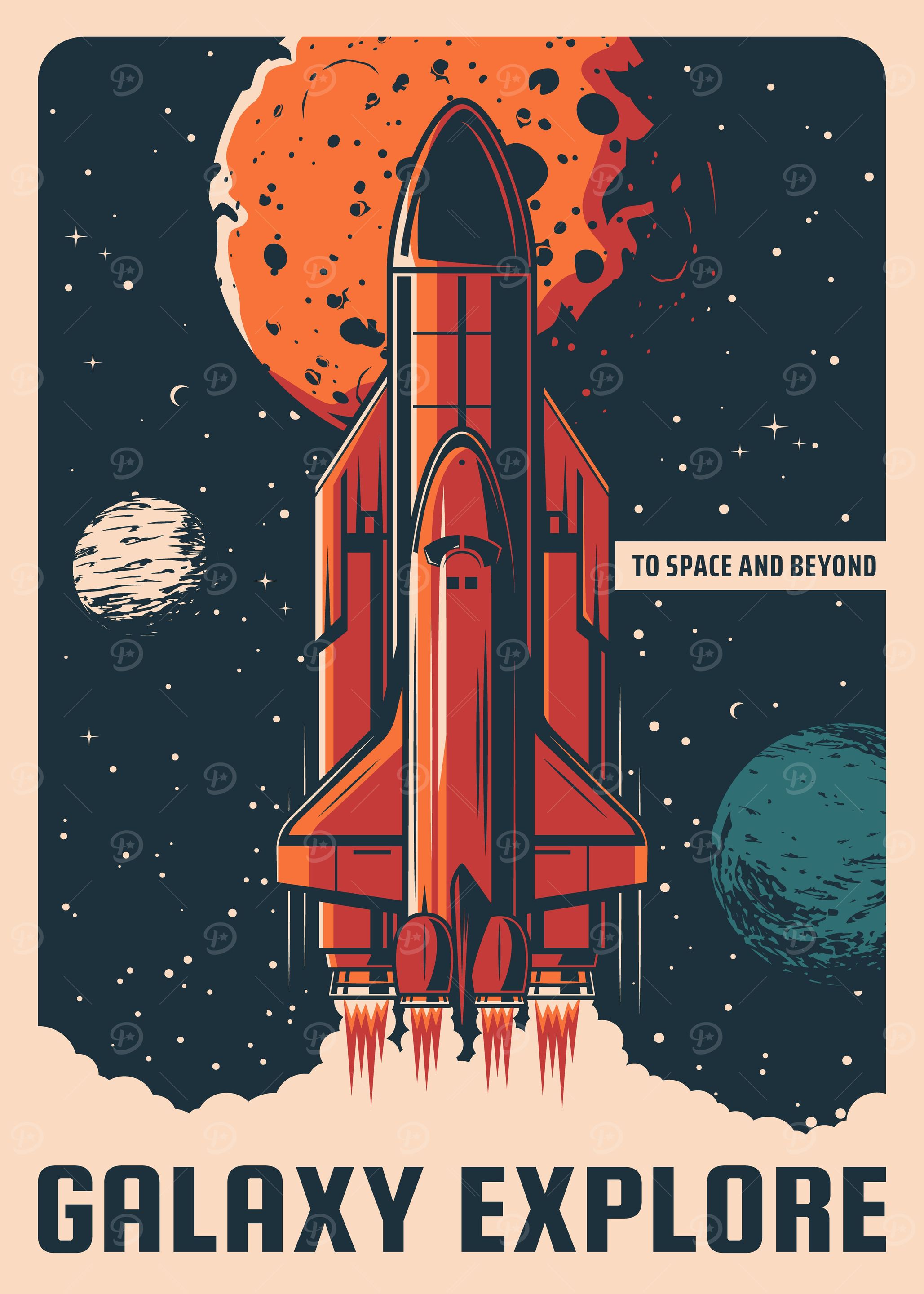 vintage retro space