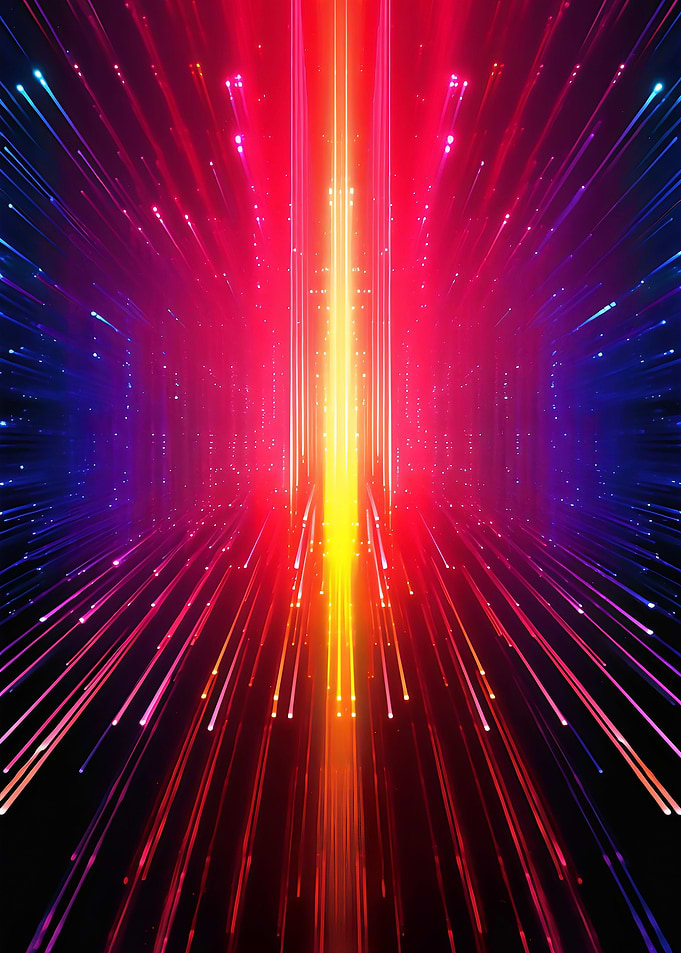 Abstract Neon Color