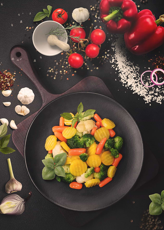 Panfried vegetables