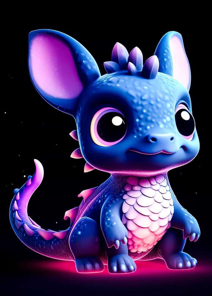 adorable baby dragon