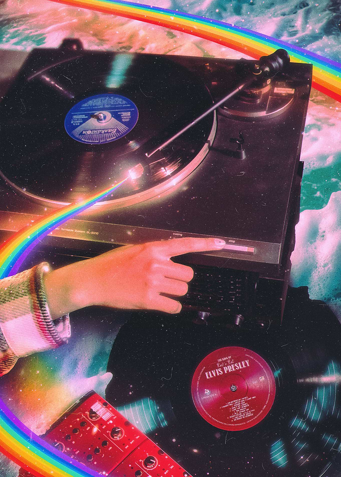 Surreal Vinyl Poster