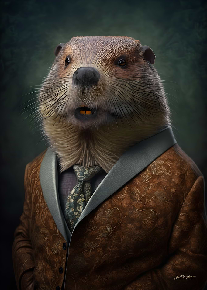 Beaver Portrait