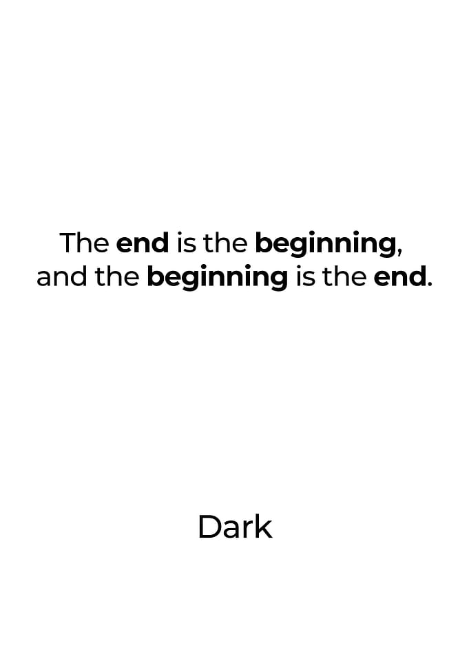 Dark Poster Serie