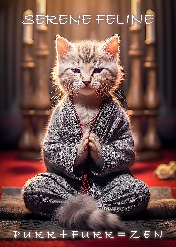 Serene feline