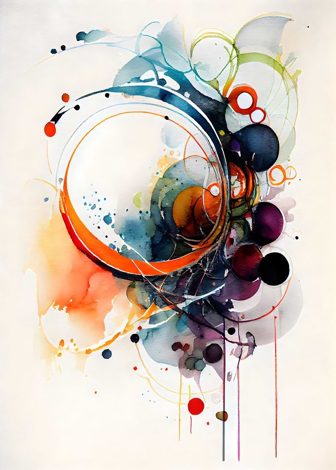 Light Watercolor Circles