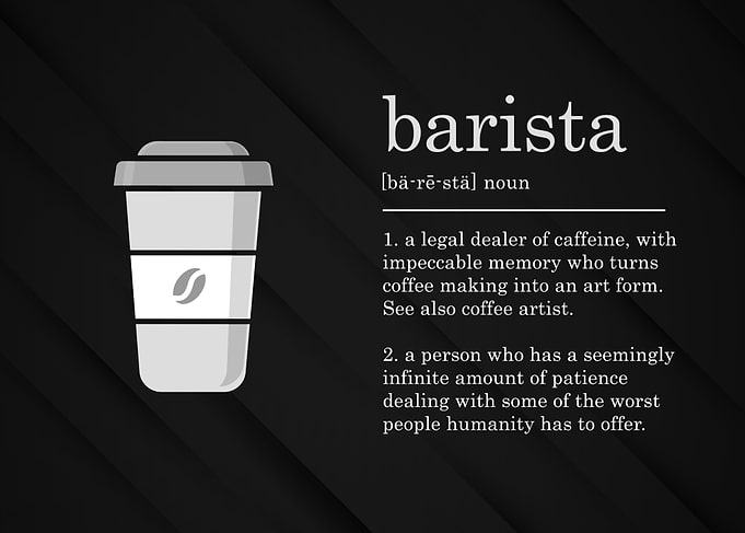 Funny Barista Definition