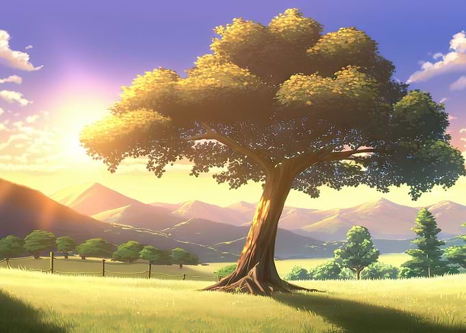 Tree in an Open Field
