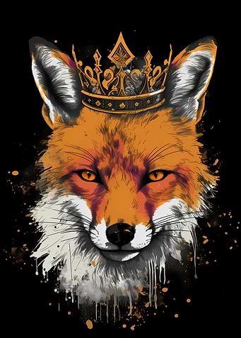 Fox With Crown