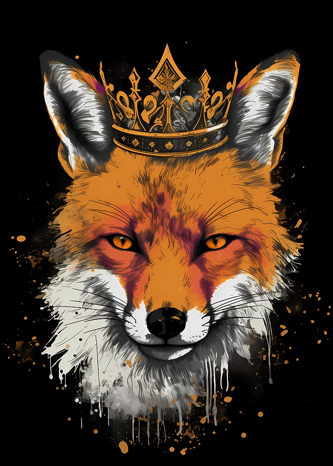 Fox With Crown