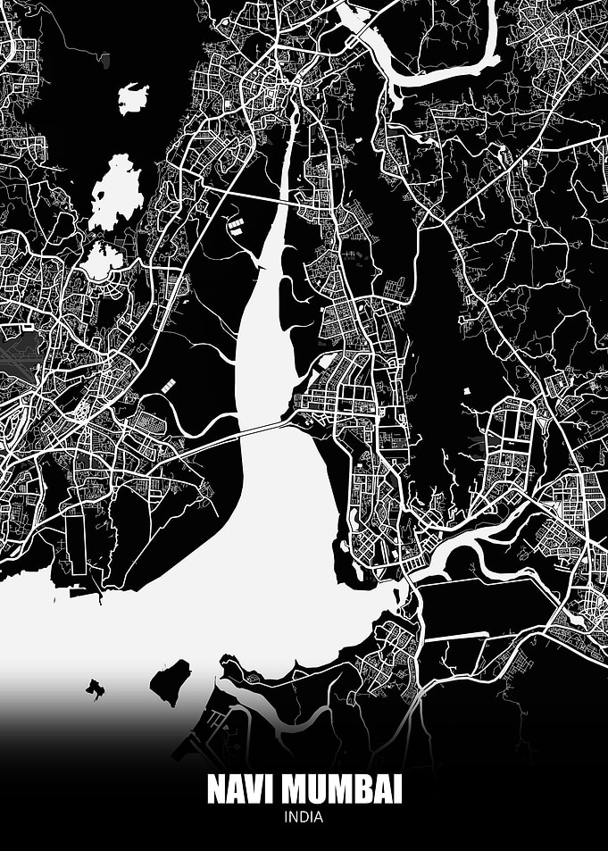 Navi Mumbai India Map