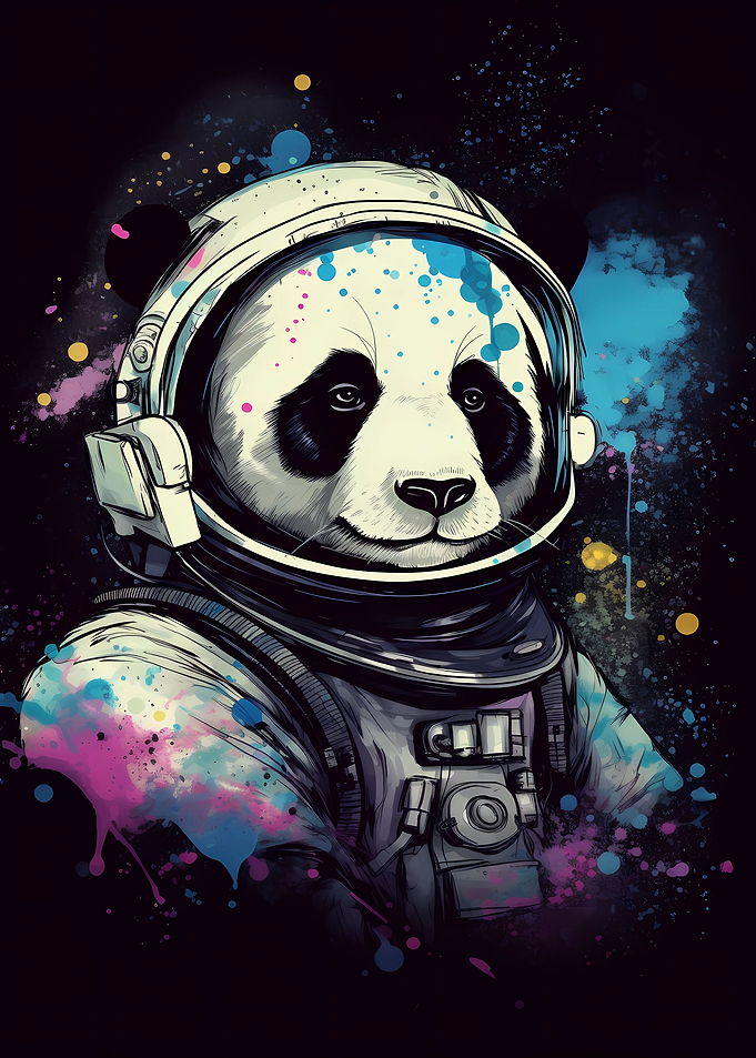 Panda Astronaut