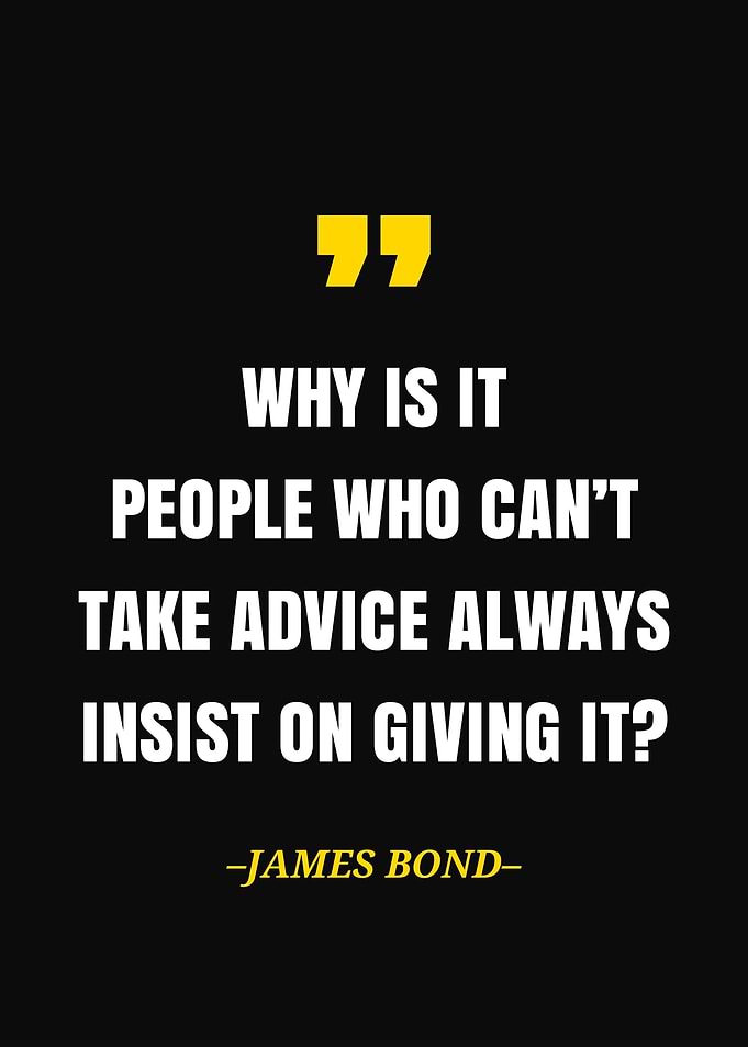 James Bond Quote