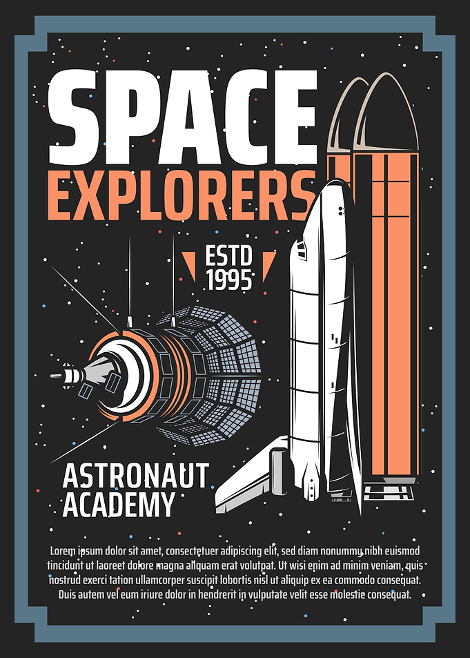 vintage retro space