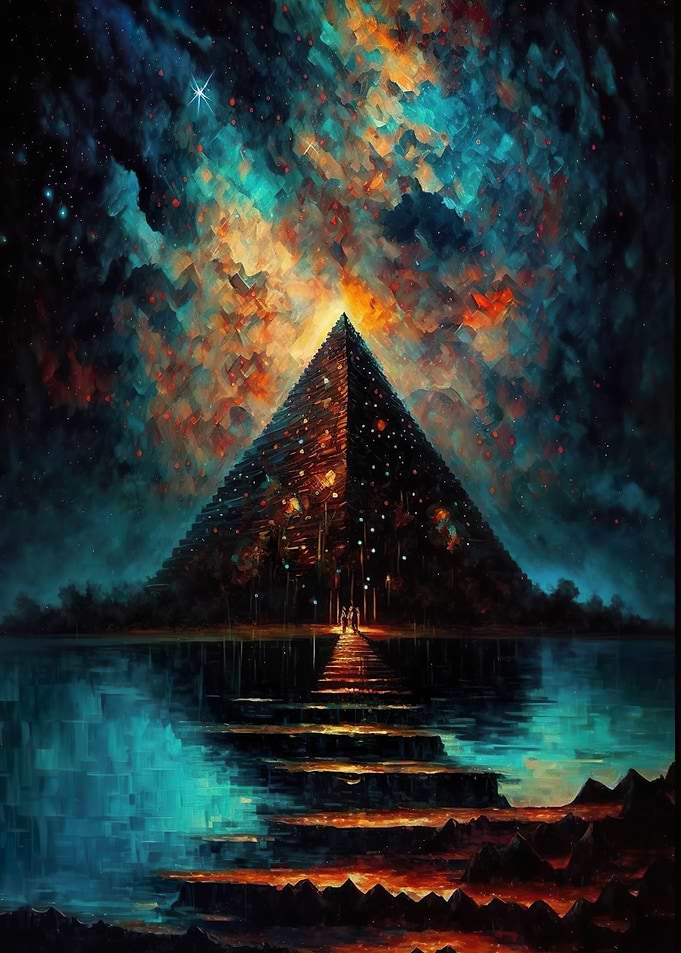 Bridge to the pyramid