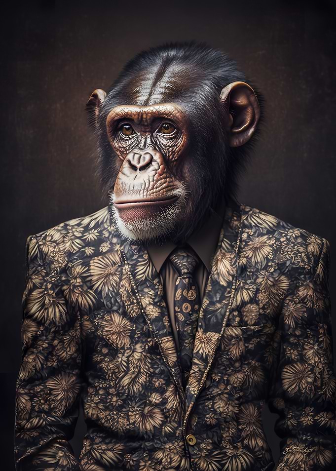 Chimpanzee Portrait