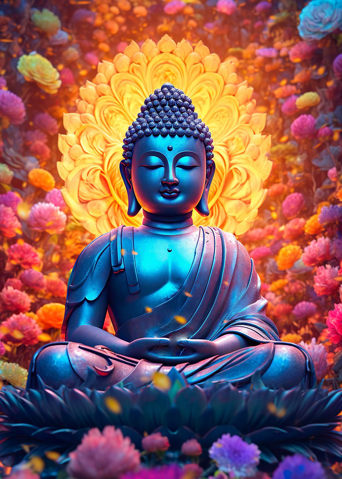 Colorful Buddha