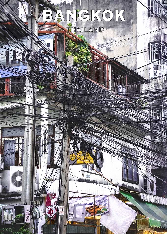 Crazy wiring in Bangkok